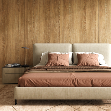 Za'tribu Covering Lyon Mur et meuble de chambre rénovés avec covering effet bois